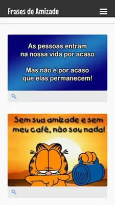 Frases de Amizade ! android App screenshot 0